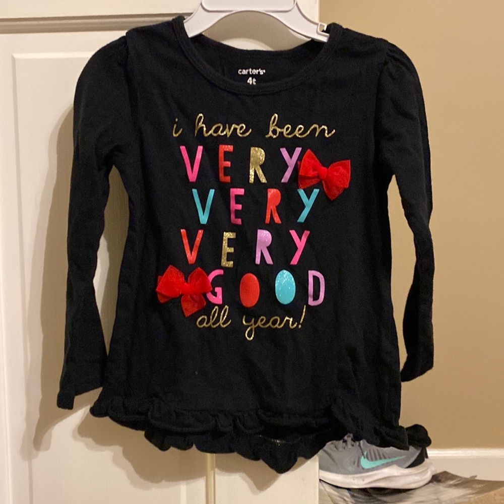 Carters 4t Christmas shirt